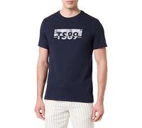 Teddy Smith T-Shirt für Herren, Total Navy/Motiv 1, XXL