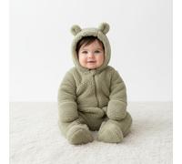 Teddy-Strampler Soft Green Größe 50/56 | Little Dutch - 50/56