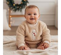 Teddy Weihnachtspullover Lebkuchen | Little Dutch - 68