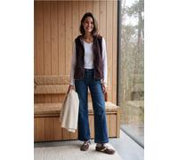 Fellimitatweste CECIL, Damen, Gr. L (42), braun (berry rot), Stoff, Außenmaterial: 100% Polyester. Innenmaterial: 65% Polyester, 35% Viskose, unifarben, comfort fit normal, ohne Ausschnitt, Westen, mi