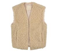 Teddy-Weste Rabe beige 42