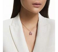 Teddybär-Anhänger, rosa, rosévergoldet