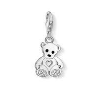 Thomas Sabo Charm-Anhänger Teddybär mit Herz weiß 1119-041-14