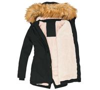 Teddyfleece Jacke Damen,Puffermantel Damen Jacke Warm Winterparka Übergangsjacke Lange Ärmel Winter Herbst Fleecejacke Kapuzenjacke Reißverschluss Kunstfellkragen Damenjacken Sportjacke