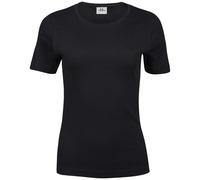 TEE JAYS Cotton Classics-18.0580 Damen Interlock T-Shirt Gr. 2XL black