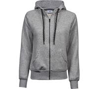 Tee Jays Damen Kapuzen Sweatjacke Tee Jays 5436 S hellgrau