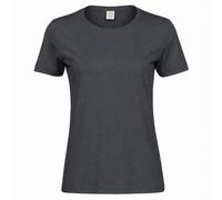 Tee Jays Damen-Kurzarm-T-Shirt Sof Tee - Dunkelgrau | S
