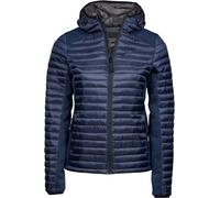 Tee Jays Ladies' Hooded Outdoor Crossover Jacket - Navy Blue - XL