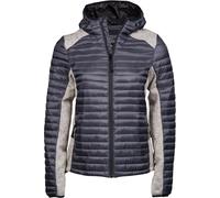 Tee Jays Damen Outdoor Crossover Jacke Winter-Jacke 9611 space grey/grey melange 3XL