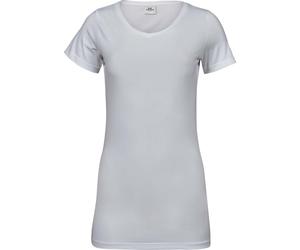 Tee Jays Damen Stretch T-Shirt Long Tee 455 white XS