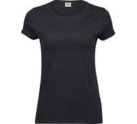 TJ5063 Tee Jays Damen ROLL-UP T-Shirt kurzarm Black M