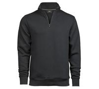 Tee Jays - Half Zip Sweatshirt Dark Grey (Solid) - Gr. - L