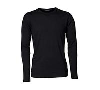 Tee Jays Herren Interlock T-Shirt langarm 530 black XL