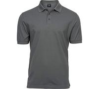 Tee Jays Herren Poloshirt TJ1405 - Luxus Piqué, dehnbar, kurzarm - Dunkeloliv L