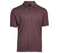 Tee Jays Herren Luxury Stretch Polo-Shirt, Kurzarm (S) (Traube)