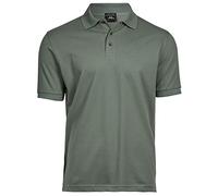 Tee Jays Herren Luxury Stretch Polo-Shirt, Kurzarm (XL) (Blattgrün)