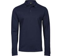Tee Jays – Herren Langarm-Poloshirt Stretch Luxury – Navy Gr. L