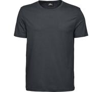 Tee Jays Herren-T-Shirt Luxury mit kurzem Ärmel - Dunkelgrau | M