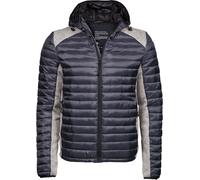 TJ9610 Tee Jays ASPEN Steppjacke mit Kapuze Space Grey 3XL