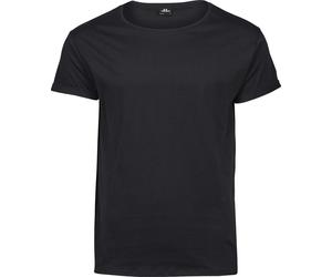 Tee Jays Herren T-Shirt mit Umschlag am Arm 5062 black XXL