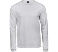 Tee Jays Long Sleeve Fashion Sof Tee - White - 4XL