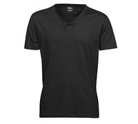 Tee Jays - Herren V-Shirt 'Fashion Soft-Tee' / Black, XL
