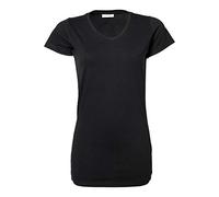 Tee Jays - Ladies Stretch Tee Extra Long M,Black