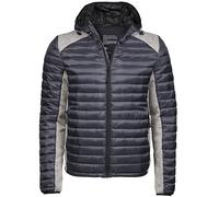 Tee Jays - Men´s Hooded Outdoor Crossover Jacket Space Grey - Gr. - S