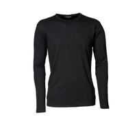 Tee Jays - Men´s Long Sleeve Interlock Tee Black - Gr. - 3XL