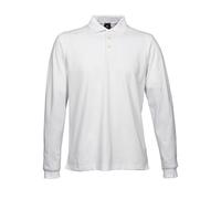 Tee Jays - Men´s Luxury Stretch Long Sleeve Polo White - Gr. - L