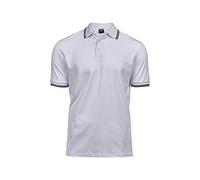 Tee Jays Polo Luxury Stripe Stretch Mehrfarbig White/Navy L