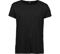 Tee Jays Herren T-Shirt mit Umschlag am Arm 5062 black L