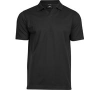 Tee Jays Schweres Herren Luxus V-Neck Stretch Piqué Polo 1404