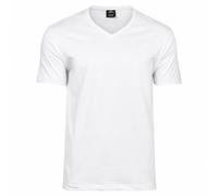 Tee Jays Sof Tee Kurzarm-T-Shirt mit V-Ausschnitt - Weiß | XL