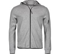 Tee Jays Unisex Kapuzen Sweatjacke Tee Jays Athletic 5706 L hellgrau