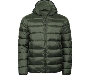 Tee Jays Unisex Leichte Kapuzen Steppjacke Stepp-Jacke 9646 deep green 3XL