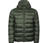 Tee Jays Unisex Leichte Kapuzen Steppjacke Stepp-Jacke 9646 deep green M