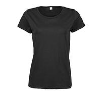 Tee Jays - Women´s Roll-Up Tee Black - Gr. - XXL