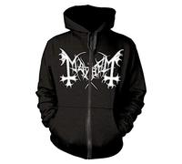 Tee Shack Mayhem De Mysteriis Dom Sathanas offiziell Männer Kapuzenpullover (Large)
