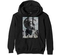 Tee Shack Tupac Shakur 2Pac LA Skyline offiziell Männer Kapuzenpullover (X-Large)
