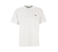 Lacoste Heavy Cotton and Linen T-Shirt kurzarm weiß rein - L
