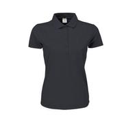 TeeJays Damen Stretch Polo Shirt Kurzarm Bio - Baumwolle neue Farben Dark Grey Solid (Grau) L
