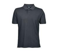 TeeJays Herren Polo Shirt Kurzarm Bio - Baumwolle bis Größe 5XL Grau 3XL