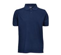 TeeJays Herren Polo Shirt Kurzarm Bio - Baumwolle bis Größe 5XL Navy (Blau) S