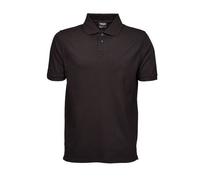 TeeJays Herren Polo Shirt Kurzarm Bio - Baumwolle röße 5XL Schwarz L