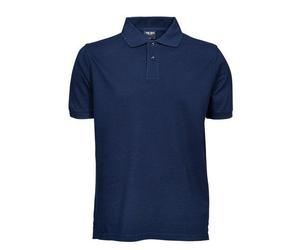 TeeJays Herren Polo Shirt Kurzarm Bio - Baumwolle röße 5XL Navy (Blau) L