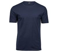 TeeJays Herren T-Shirt Kurzarm Rundhals Bio - Baumwolle bis 3XL Navy (Blau) XL
