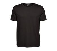 TeeJays Herren T-Shirt Kurzarm Rundhals Bio - Baumwolle bis 3XL Schwarz M