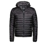TeeJays - Herren Winterjacke 'Aspen Crossover' / Black/Black Melange, XXL