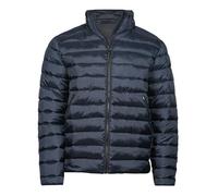 TeeJays Leichte wattierte Jacke mit mit Stehkragen vereinzelt r. 5XL Pufferjacke Navy 3XL